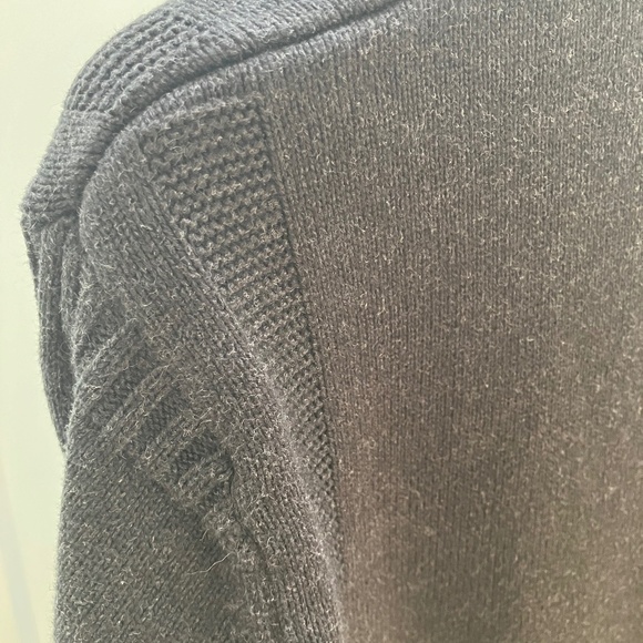 Tiger of Sweden Black Sweater with Shawl Collar - Size M - Picture 6 of 9